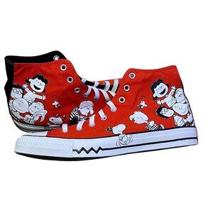 NWT Peanuts x Converse Chuck Taylor All Star High-Top Snoopy and Friends Unisex